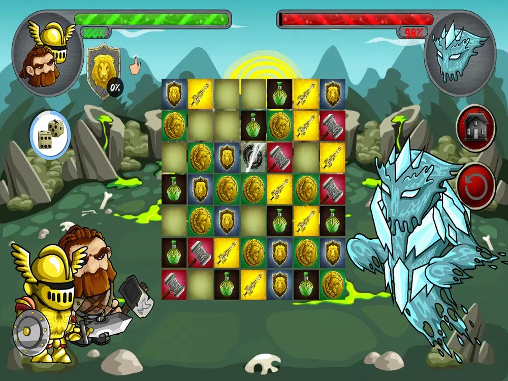 Monster War Puzzle iPad  سکرین شاٹس