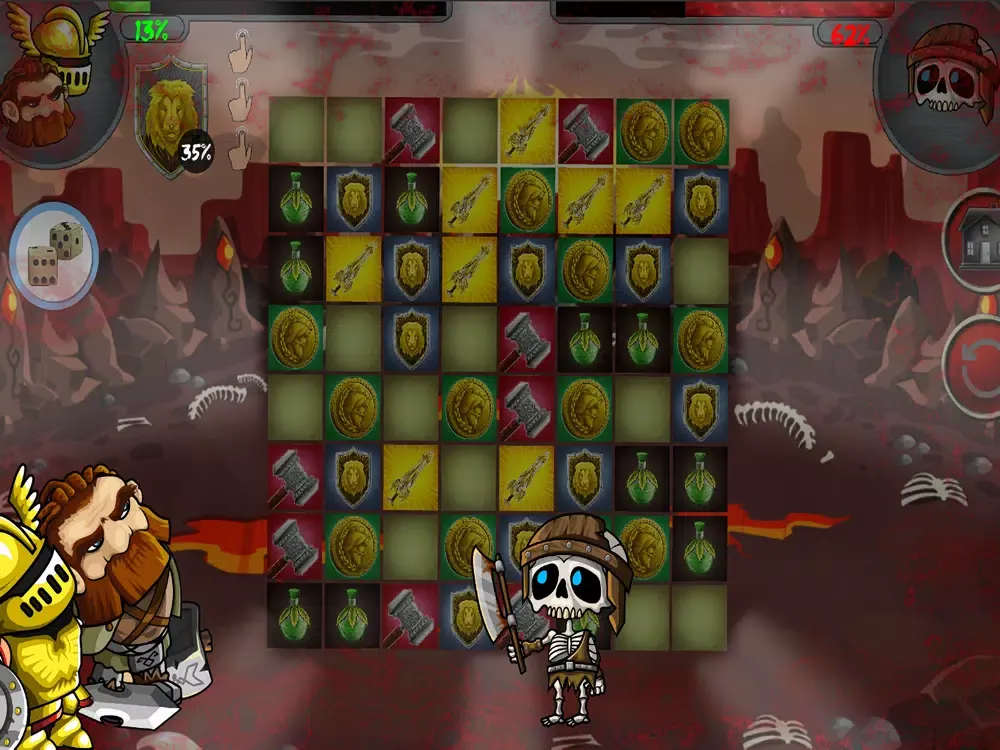 Monster War Puzzle iPad  سکرین شاٹس
