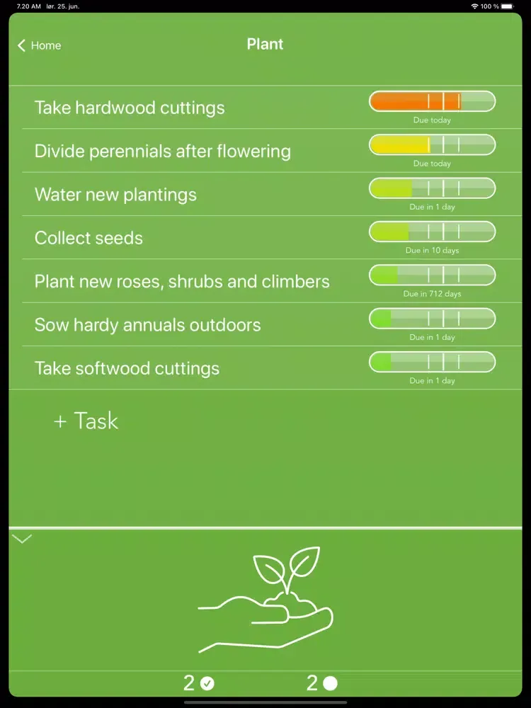 Capturas de pantalla de Erdy - Garden Reminder iPad 