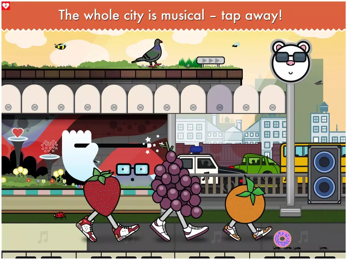 Capturas de pantalla de Fresh Fruits: Rhythm of the City iPad 