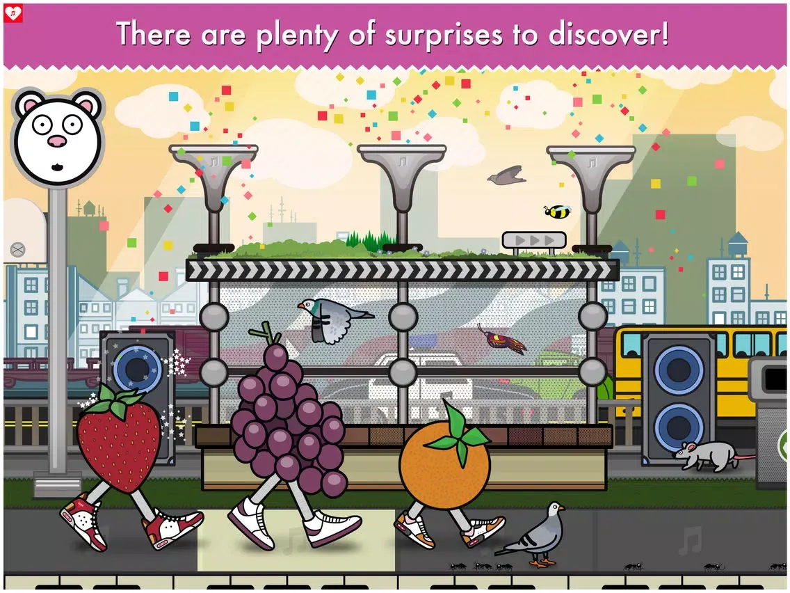 Capturas de pantalla de Fresh Fruits: Rhythm of the City iPad 
