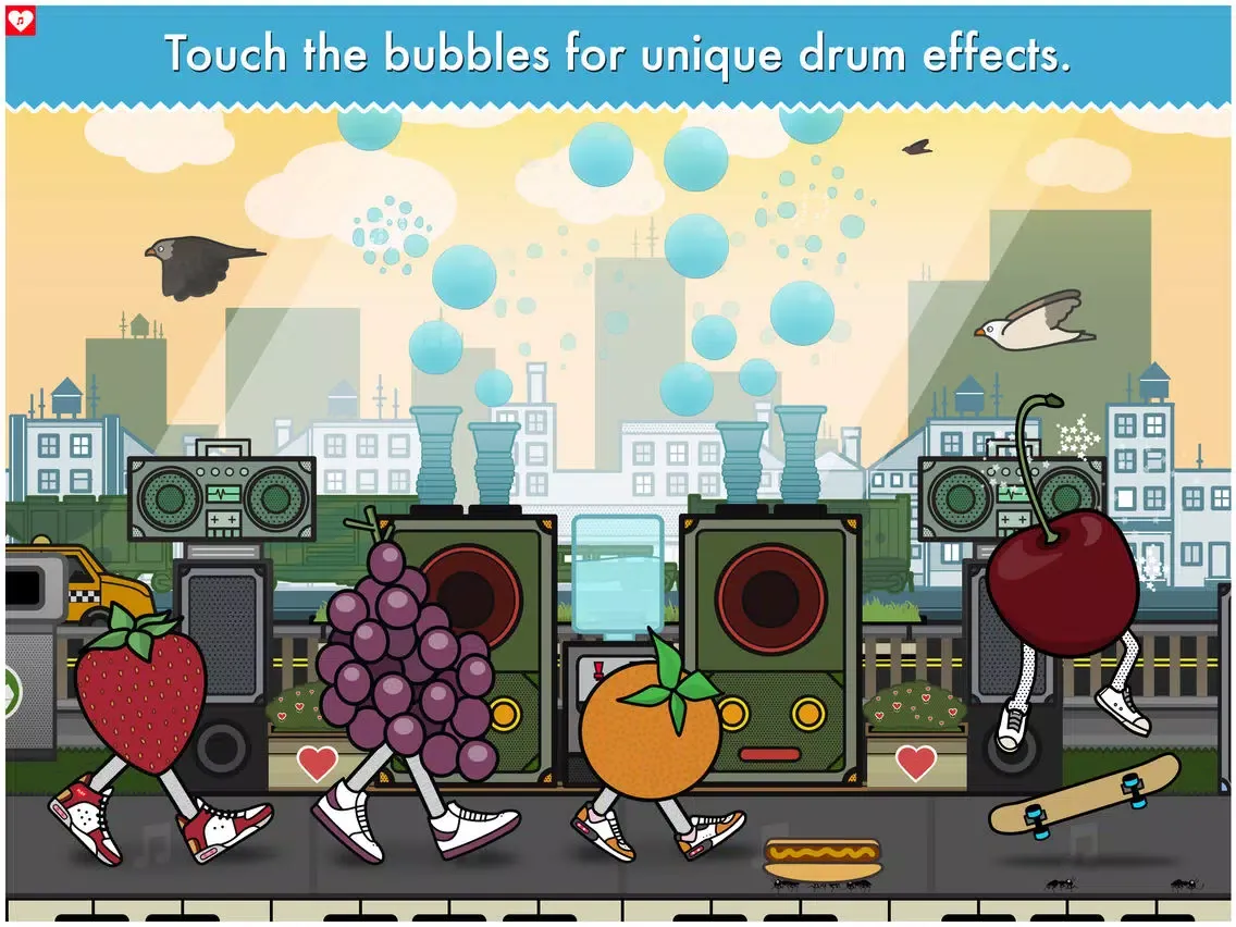 Capturas de pantalla de Fresh Fruits: Rhythm of the City iPad 