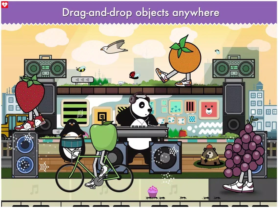 Capturas de pantalla de Fresh Fruits: Rhythm of the City iPad 
