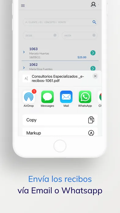 e-recibos سکرین شاٹس