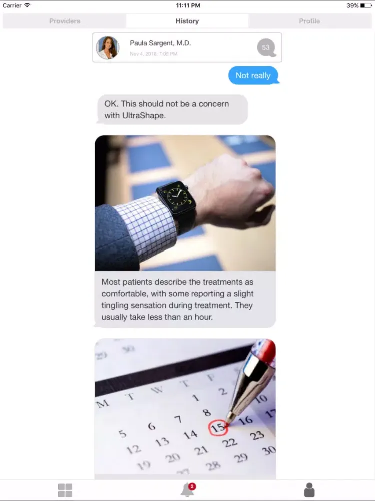 ภาพหน้าจอของ TalkWithMe - Conversational Engagement iPad 