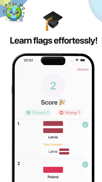 Captures d'écran de Flag Quiz·