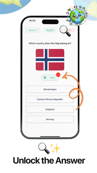 Ảnh chụp màn hình của Flag Quiz·