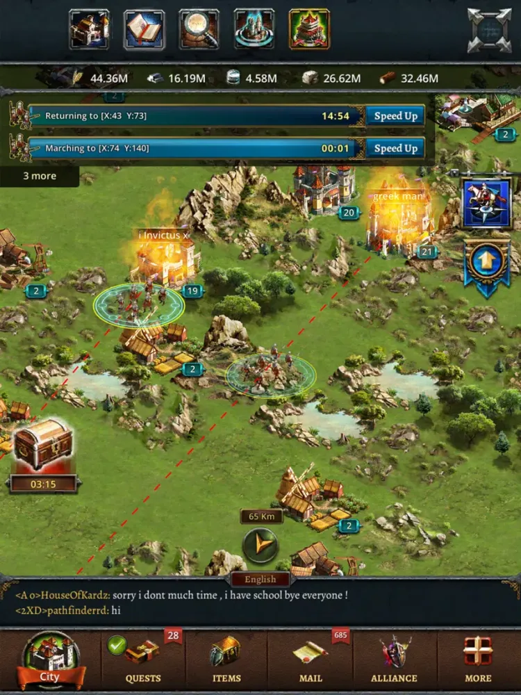 Capturas de tela do Age of Lords: Legends & Rebels iPad 