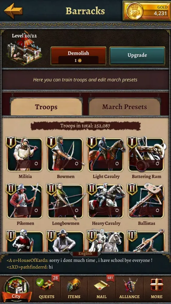 Capturas de tela do Age of Lords: Legends & Rebels
