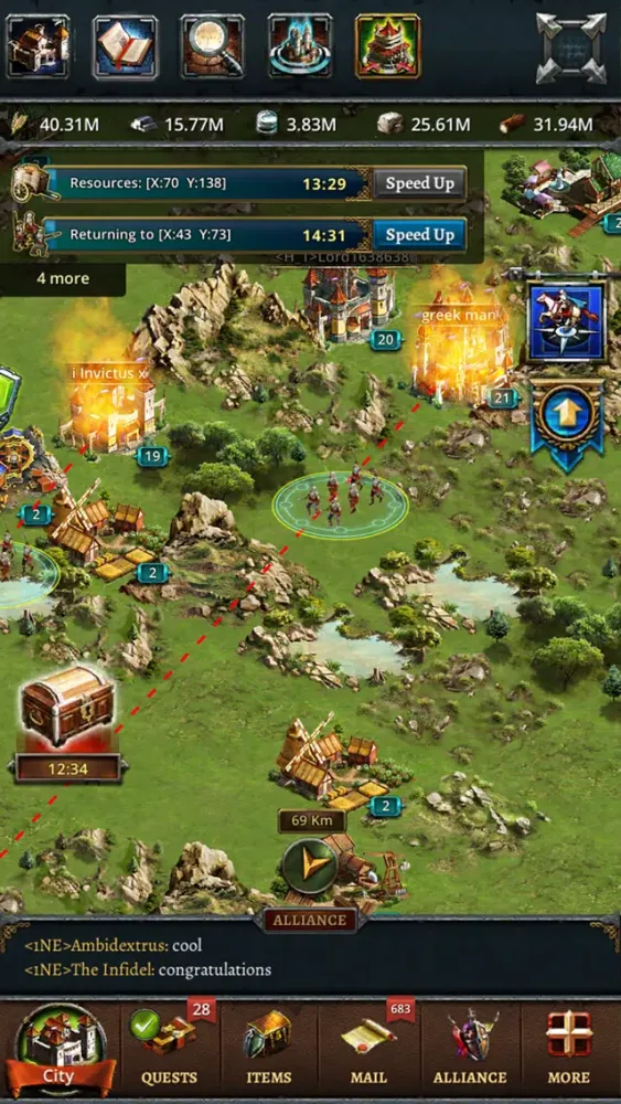 Capturas de tela do Age of Lords: Legends & Rebels