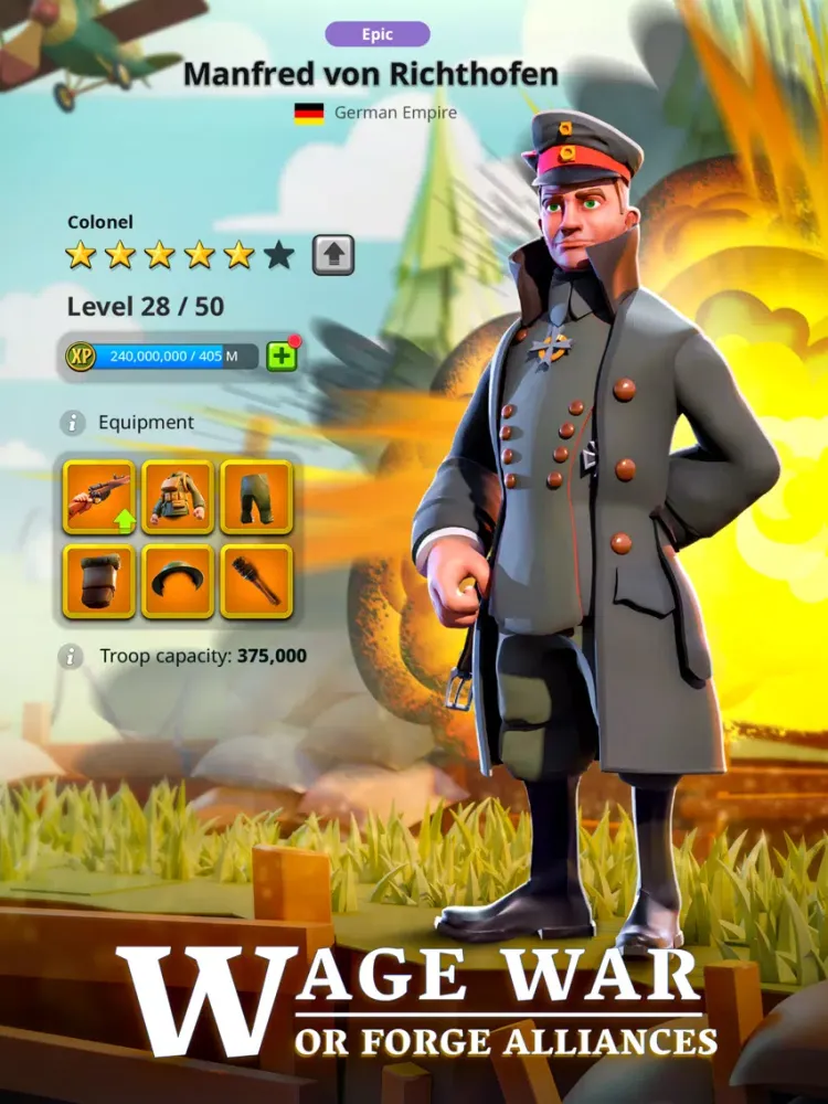 Game of Trenches: WW1 Strategy iPad  スクリーンショット