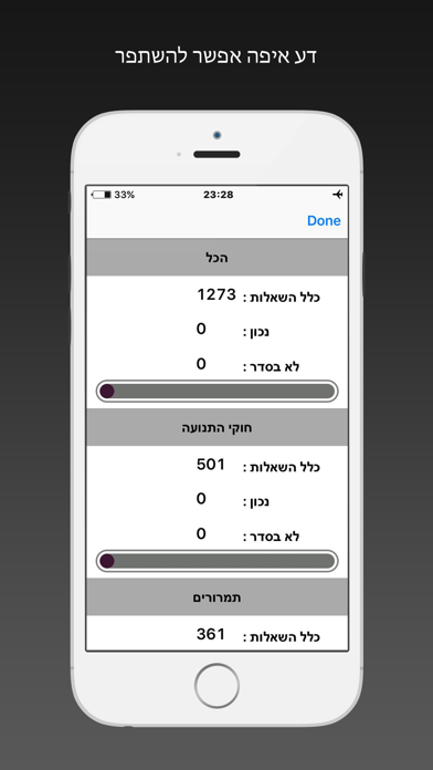 לימוד תאוריה - תמרורים נוהג Screenshots