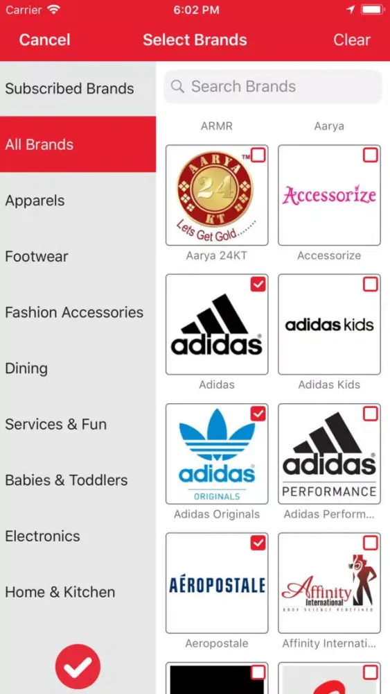 Ergo Demo App 스크린샷