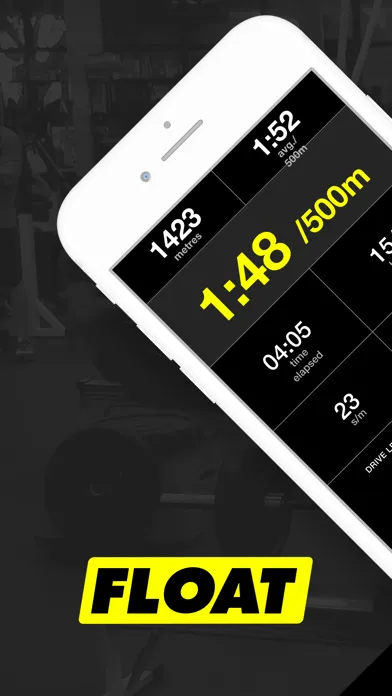 Tangkapan skrin Float - The Indoor Rowing App