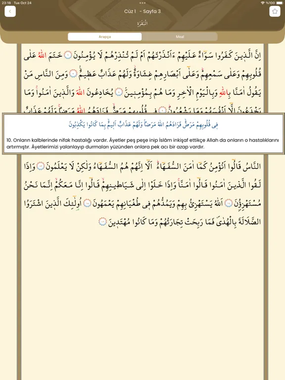 Kur'an-ı Kerim Oku iPad  স্ক্রিনশট
