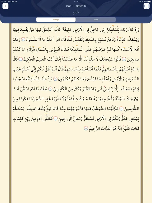 Kur'an-ı Kerim Oku iPad  স্ক্রিনশট