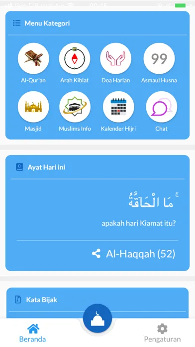 Muslims - AlQuran & Sholat स्क्रीनशॉट