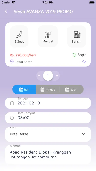 Captures d'écran de RenTTara - Rental Nusantara