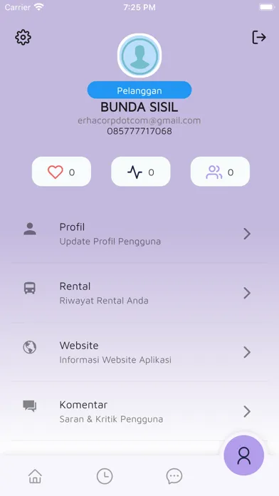 Captures d'écran de RenTTara - Rental Nusantara