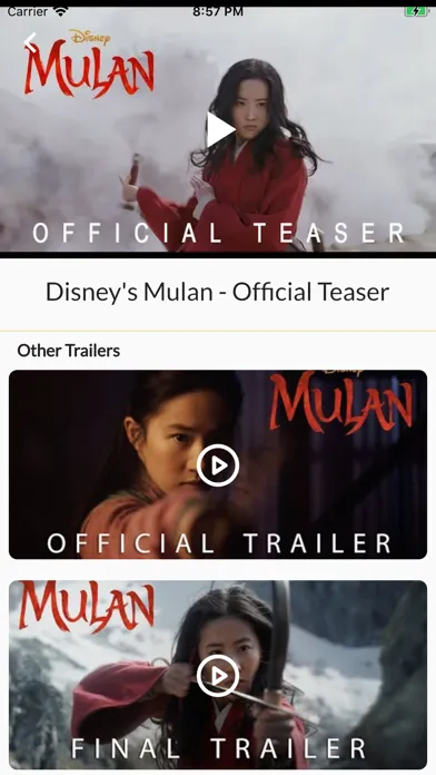 ภาพหน้าจอของ Theaterify - Movie Apps