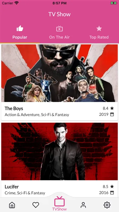 ภาพหน้าจอของ Theaterify - Movie Apps