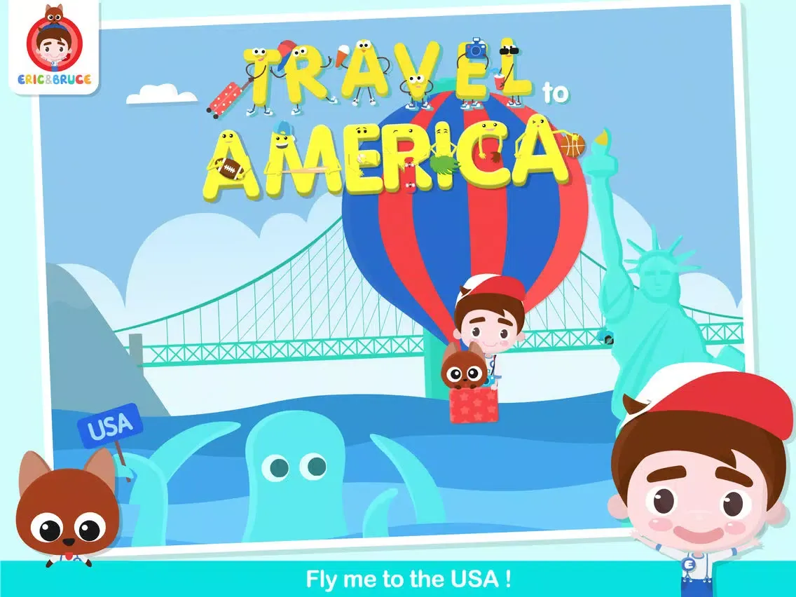 Eric & Bruce Travel To America iPad 应用截图