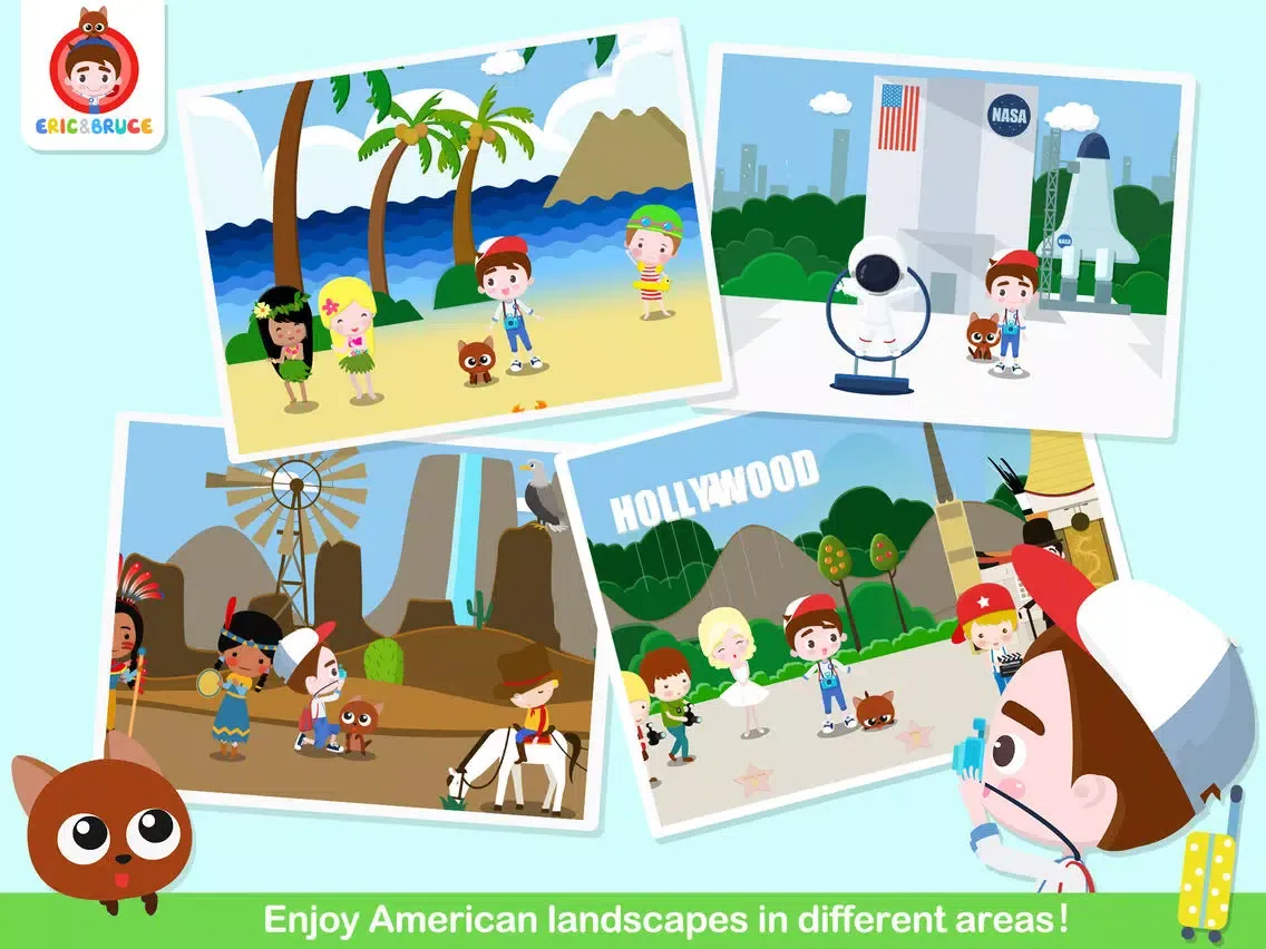 Eric & Bruce Travel To America iPad 应用截图