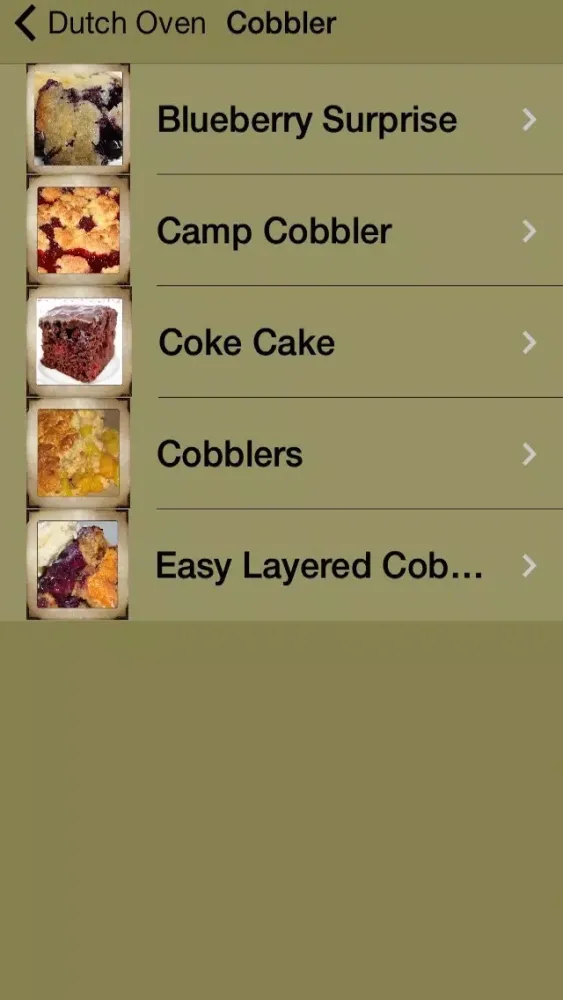Dutch Oven Pocket Guide Screenshots