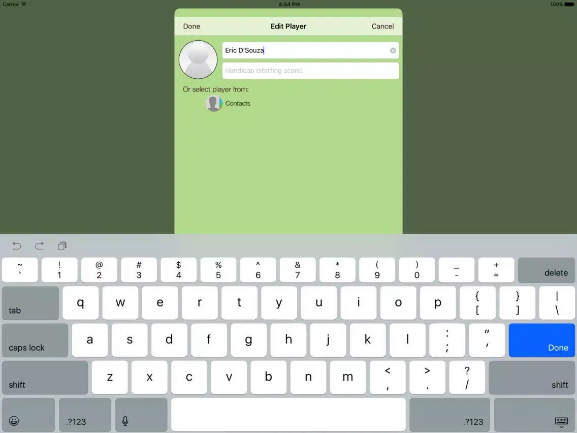 ภาพหน้าจอของ Adnoto iPad 