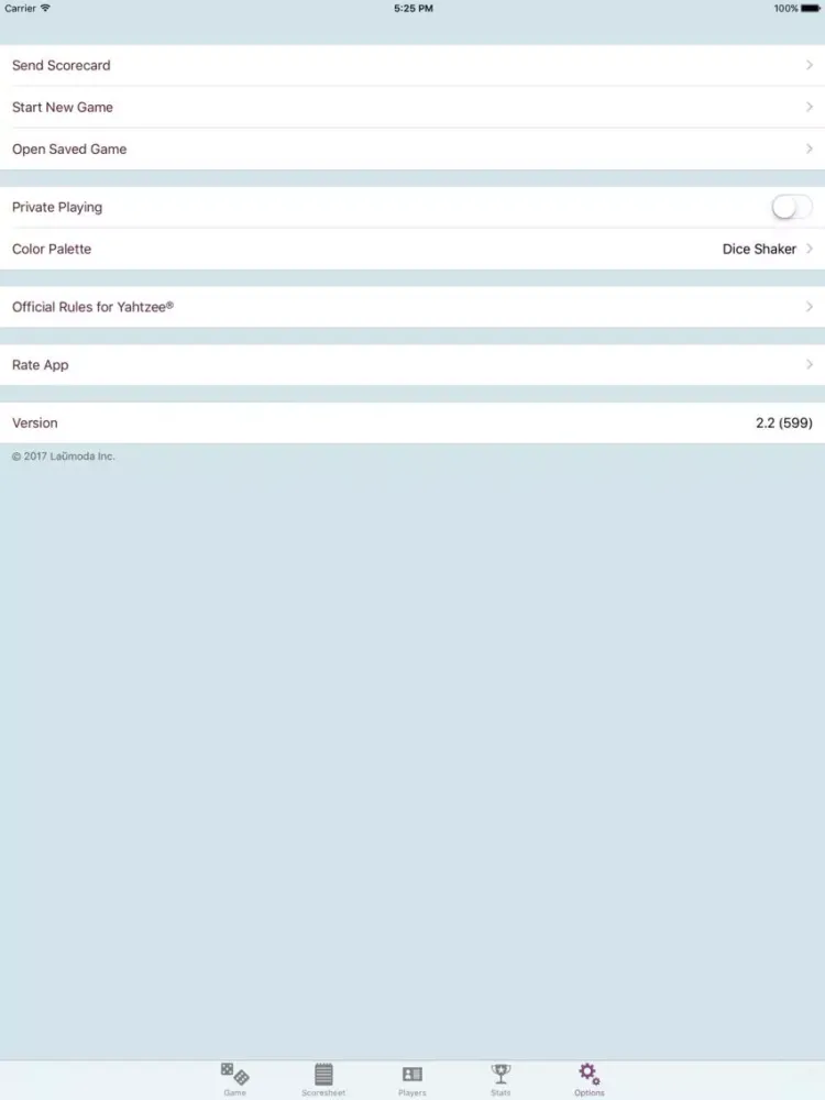 YZ Score - YAHTZEE® scoresheet iPad 应用截图