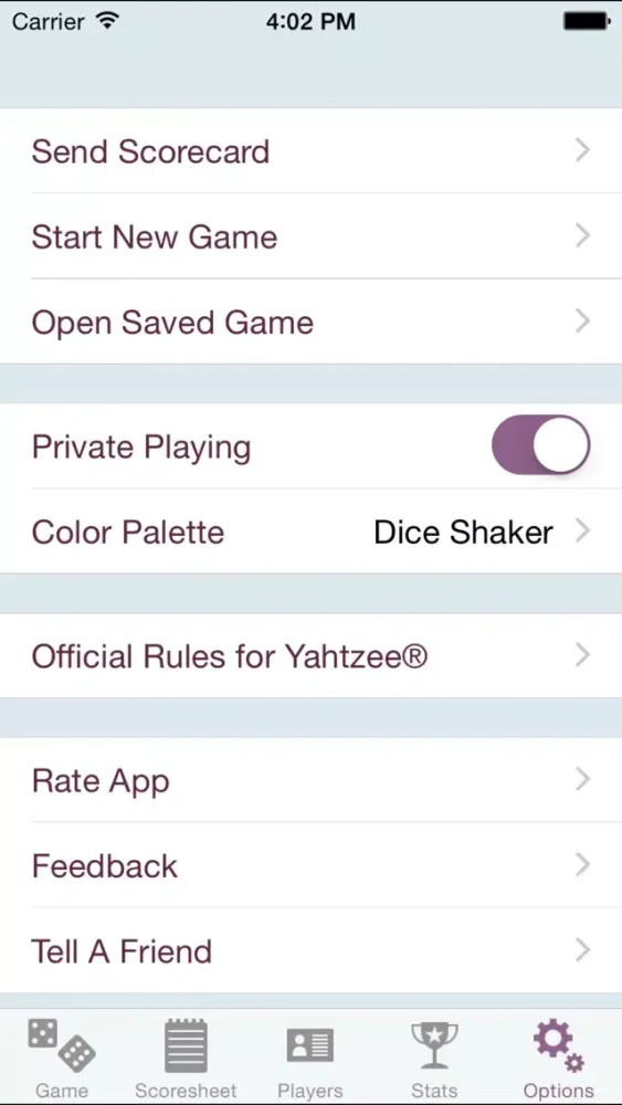 YZ Score - YAHTZEE® scoresheet应用截图