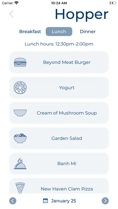 Capturas de pantalla de Yale Menus