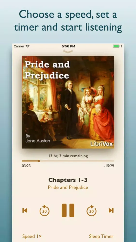 Ảnh chụp màn hình của Oldio - Audiobook Classics