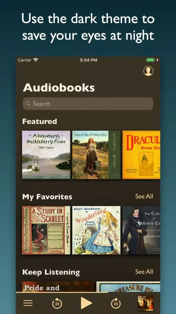 Ảnh chụp màn hình của Oldio - Audiobook Classics