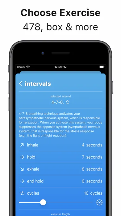 Capturas de pantalla de iBreathe – Relax and Breathe