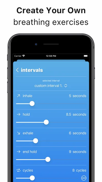 Capturas de pantalla de iBreathe – Relax and Breathe
