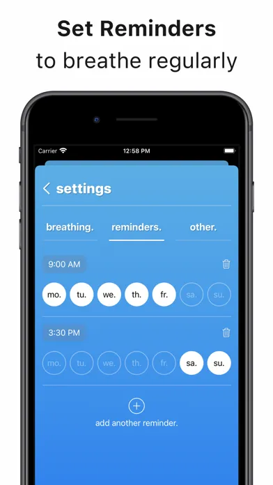 Capturas de pantalla de iBreathe – Relax and Breathe