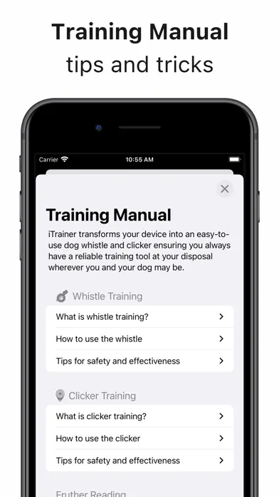 Capturas de pantalla de iTrainer Dog Whistle & Clicker