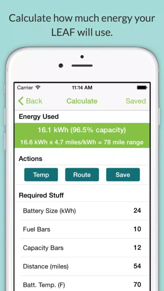 LEAF Energy - For The Nissan LEAF Screenshots