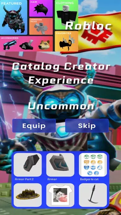 Zrzuty ekranu Robloc Catalog skin For Roblox