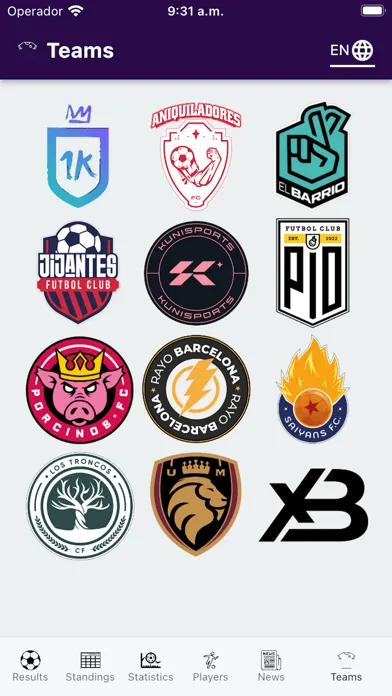 Queens League Fans Resultados Screenshots