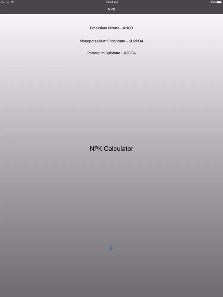Tangkapan layar Aquarium NPK Calculator iPad 