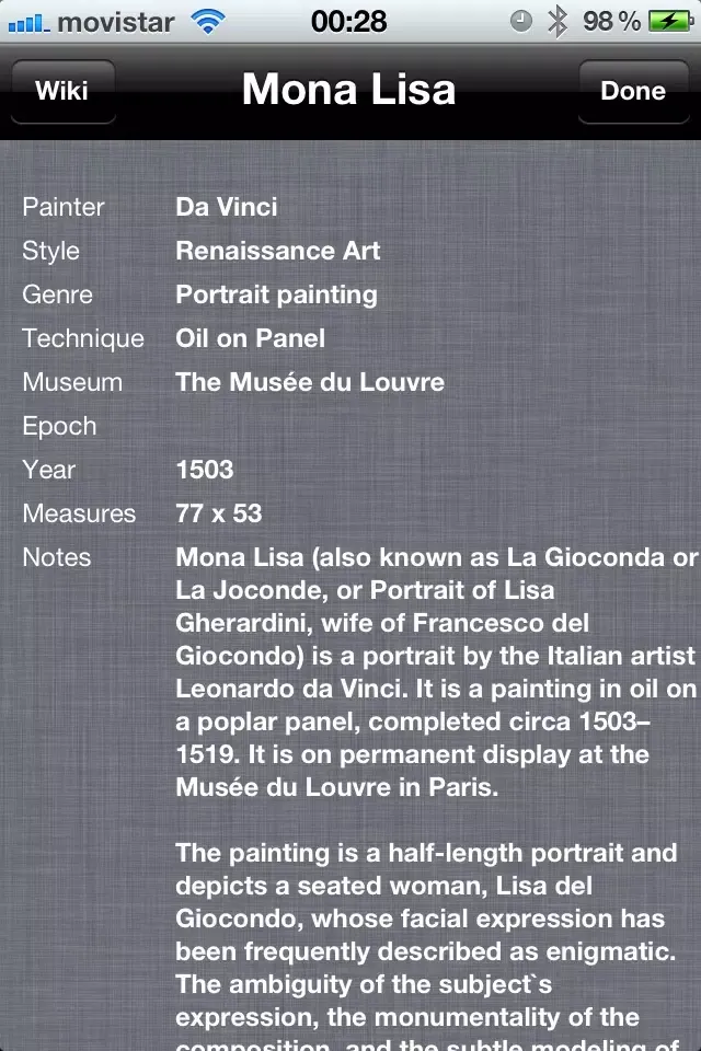 Скриншоты iArtGallery Lite