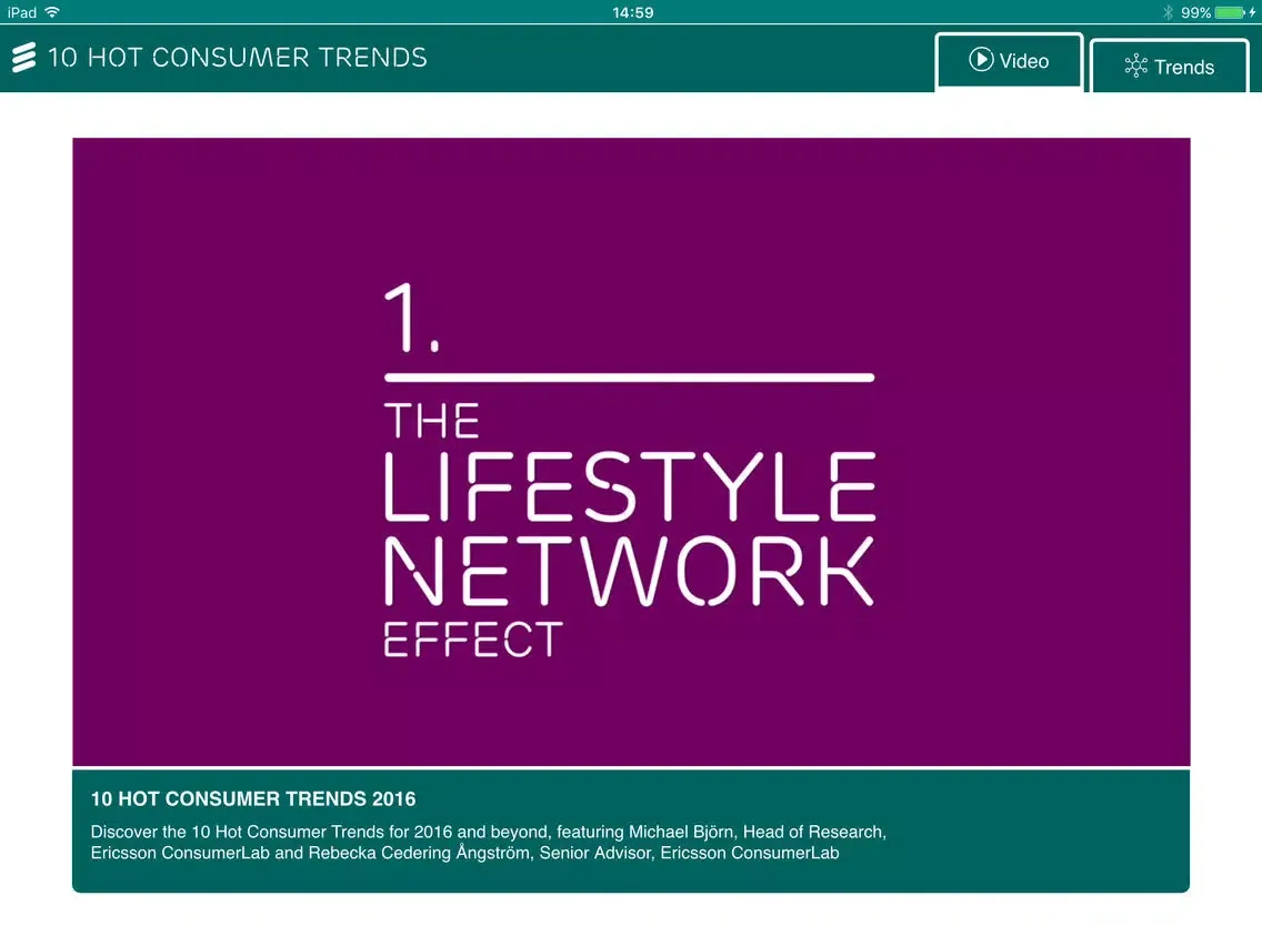 Captures d'écran de 10 Hot Consumer Trends 2016 iPad 