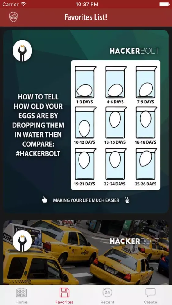 Screenshot di Self-Hacker, Life Hacks, Tips & Tricks