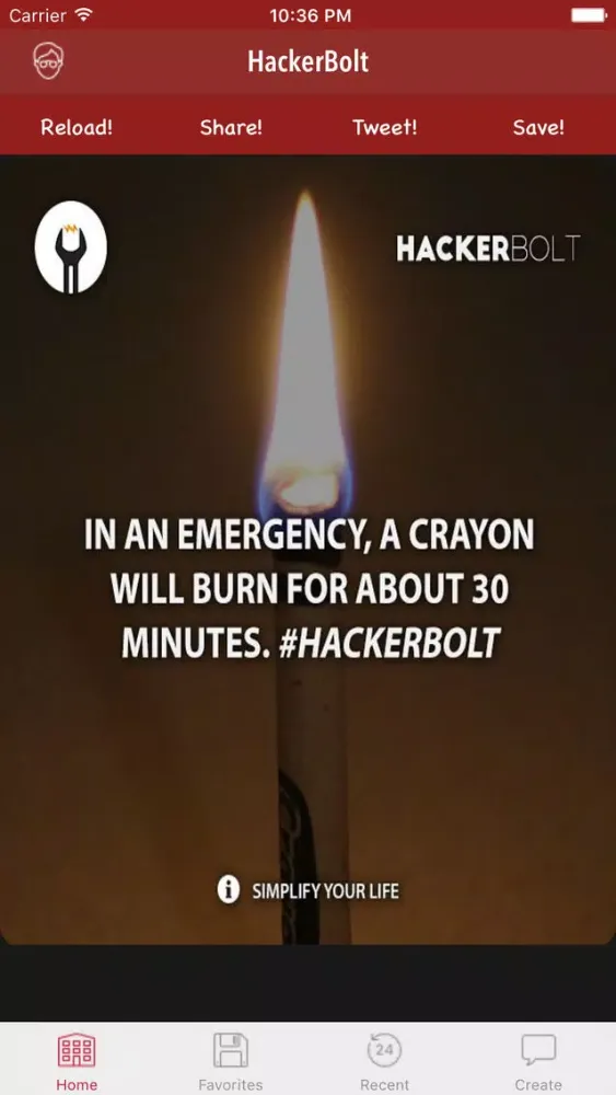 Screenshot di Self-Hacker, Life Hacks, Tips & Tricks