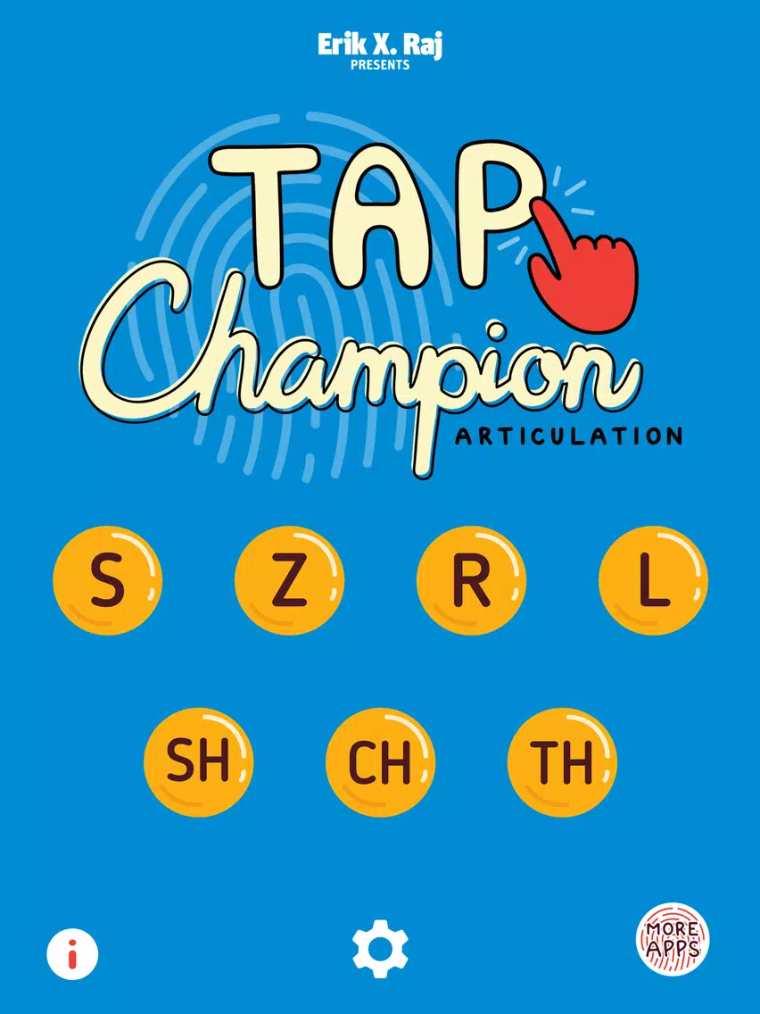 Tap Champion Articulation iPad  Screenshots