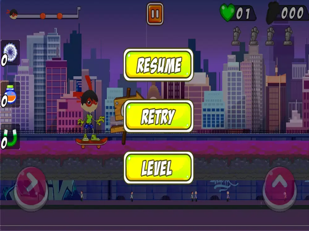 Skater Ryan City Hero Boy iPad 應用截圖