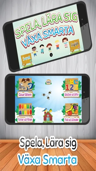 Captures d'écran de Barn lärande spel - Svenska Alfabetet
