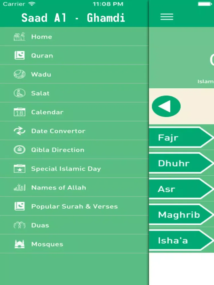 Capturas de tela do Quran Recitation by Saad Al Ghamidi iPad 